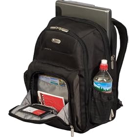 Targus TBB012US Zip-Thru Air Traveler Backpack for 15.8-Inch Laptops (Black)