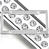 Swarovski Rhinestone VIP License Plate Frame - Ice