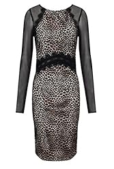 Polyester/Spandex Spring Summer Winter Long Sleeves Sheer Mesh Vintage  Dress