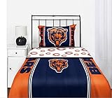 Chicago Bears NFL Full Comforter & Sheet Set (5 Piece Bedding)