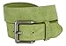 Square or Oval Antique Buckle Casual Jean Suede Leather Belt 1-1/2