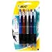 BIC Velocity Retractable Ball Pen, Refillable, Medium (1.0 mm), Black, 30 Pens