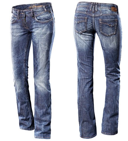 Timezone Damen Jeanshose Lang Regular Fit - 16-5275 Break - Boot Cut Timezone Damen Jeanshose Lang Regular Fit - 16-5275 Break - Boot Cut