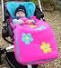 Cozyosko Reversable Buggy Bag Aqua/Pink