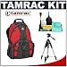 Tamrac Adventure 9 Photo & Computer Backpack (Red/Black) + Tripod + Accessory Kit for Canon Rebel XSi, XS, XTi, 40D, Nikon D40, D60, D80, D200, D300, D700, Olympus Evolt E-410, E-420, E-510, E-520, and Sony Alpha A200, A300, A350, A700 Digital SLR Cameras
