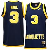 Nike Marquette Golden Eagles #3 Dwyane Wade Navy