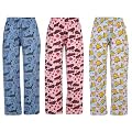 Little Miss 3 Pack Pyjama Bottoms Ladies