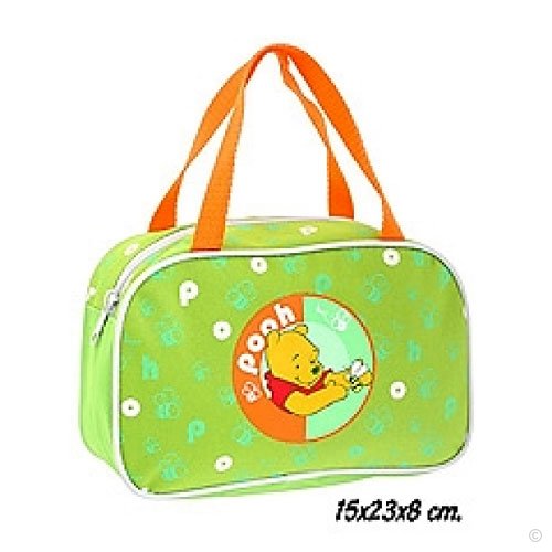Freizeittasche, Tasche mit Motiv Winnie Pooh gr&uuml;n