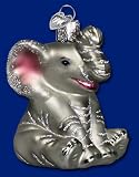 LITTLE ELEPHANT Animal Ornament Old World Christmas