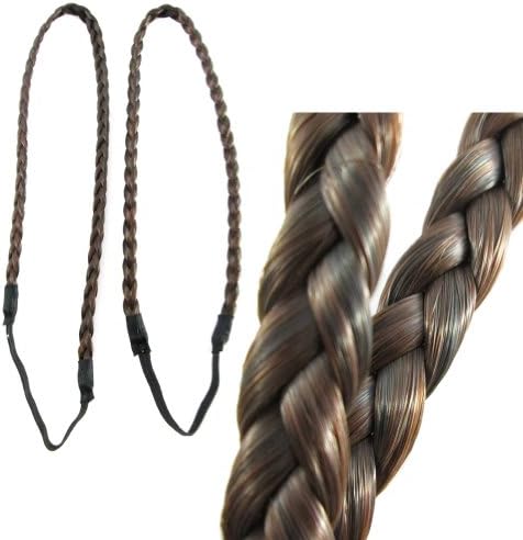2pcs braids Human Hair Extensions Women's Hair Beauty Styling Favors Twist braid Dark Brown