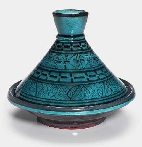 Safi Serving Tagine Blue
