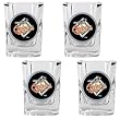 Baltimore Orioles MLB 4pc Square Shot Glass Set by Great American Products