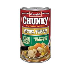 Campbell's Chunky Savory Chicken With White and Wild Rice, 18.8-Ounce Cans (Pack of 12)