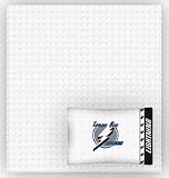 Tampa Bay Lightning Sidelines Collection Twin Sheet Set by Kentex
