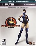 PLAYSTATION 3 Mortal Kombat Kitana Classic Costume & Fatality DLC Card