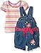 Nannette Baby Girls' Little 2 Piece Shortall Set