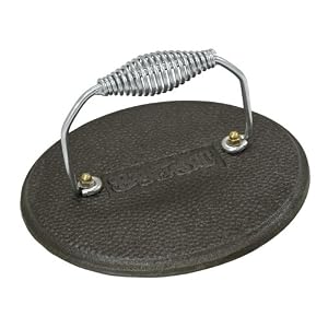 Bayou Classic 7496, Cast Iron Steak Press by 