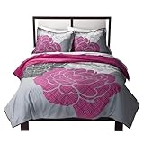 DwellStudio® for Target® Crosshatch Rose Comforter Set - Full/ Queen