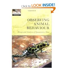 Observing Animal Behaviour: Design and analysis of quantitative data
