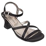 Girls' Xhilaration Leda Strappy Dress Shoes - Black