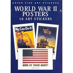 World War II Posters: 16 Art Stickers