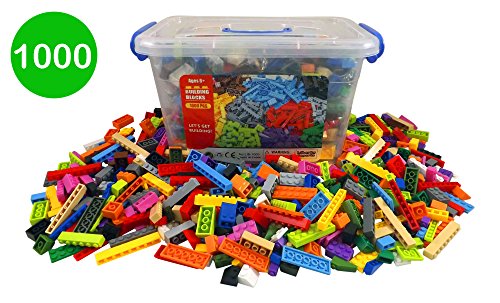 Bucket of Building Bricks - 1000 PC Bulk