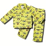 Sponge Bob Glasses Button Down Fleece Pajama Set