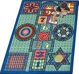 Games Galore Rug - 5.33 Foot x 7.67 Foot Rectangle