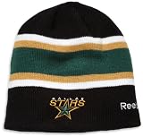 NHL Men's Center Ice Official Team Player Knit Hat (Dallas Stars, One Size Fits All)