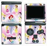 PRINCESS FRIENDS WORLD GAME Vinyl Decal Skin Protector Cover #2 for Nintendo GBA SP Gameboy Advance Game Boy