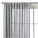 Kitchen & Housewares : Modern Home Modern Linen Look Window Sheer - Blue (54x96')