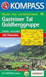 : Kompass Karten, Gasteiner Tal, Goldberggruppe: Wander-, Rad- und Skitourenkarte