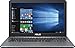 2016 ASUS VivoBook 15.6 Flagship Laptop, Intel Pentium N3700 Quad Core Processor up to 2.4 GHz, 4GB RAM, 500GB HDD 5400 RPM, SuperMulti DVD/CD, Webcam, HDMI, VGA, Windows 10, Silver