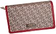 Women's DKNY Signature Logo Wallet T&C Classics Chino/Red