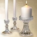 Marquis by Waterford Unity Candle Holders with Candles, Set of 3