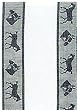 100% Cotton Weave Green Equine Dishtowel 18" X 28" Set / 6