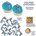 Dolphins Cakes Cupcakes - Do-It-Yourself Decorating Pkg. 2 SAVE $2.01