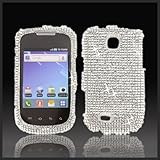 Silver "Cristalina" crystal bling case cover for Samsung Dart T499