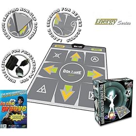 Dance Dance Revolution Multi-Platform Super Sensors Non-Slip Dance Pad & DDR PC GameThe Groove