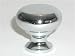 Flat Faced Round Knob - Flat Faced Round Knob in Polished Chrome