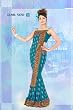 Basanti Fancy festival wear designer Georgette Sari saree