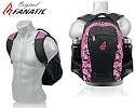 Schulrucksack FANATIC Laptop Rucksack Daypack TWIN - 15 Zoll - BROMBEER FLOWER