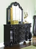 Vellasca Nine Drawer Dresser in Antique Ebony