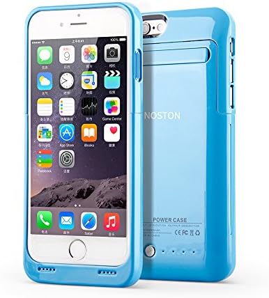 NOSTON iPhone 6 6s Battery Case Ultra Slim 3500mAh Extended120% Battery Case for iPhone 6 6s (4.7 inch) (Blue)