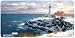 Solitude - Lighthouse - Ocean Decor Art Print - License Plate Tag By Larry Dyke From Airstrike