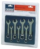 Draper 56398 7 piece metric stubby combination wrench set