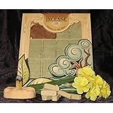 Fir Balsam Wood Incense - 100 Bricks Plus Burner - Incienso De Santa Fe