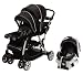 Graco Ready2Grow LX Baby Stoller & SnugRide Car Seat Travel System - Metropolis