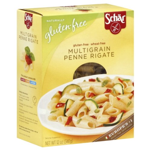 Schar Multigrain Penne Regate, Gluten Free, 12-Ounce Boxes (Pack of 5)