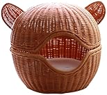 Ｎ４スタイル ラタンピーナッツベッド ハニー